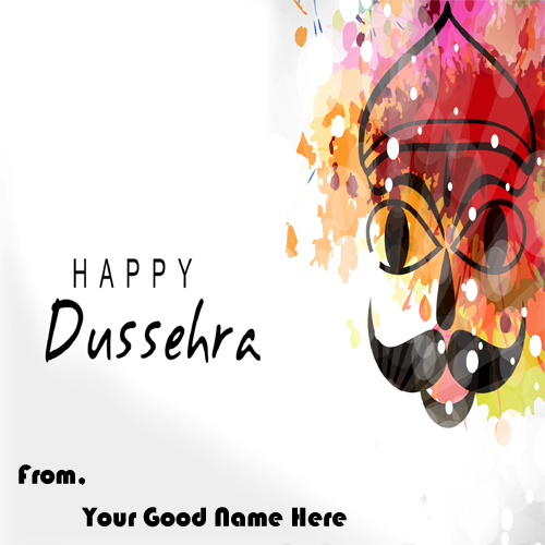 Happy Dussehra Best Wishes Name DP Pictures