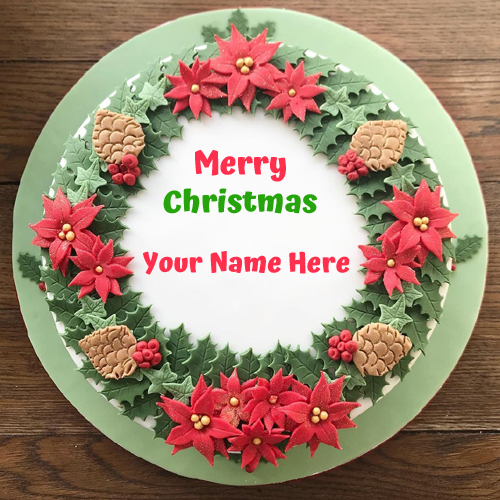 Brandy Soaked Christmas Cake With Your Name